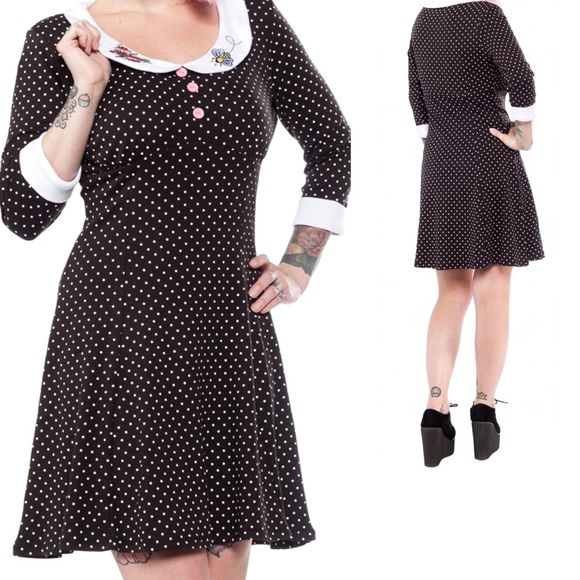 Hell Bunny Dresses & Skirts - Hell Bunny “BeeBee” Retro Mini Dress
